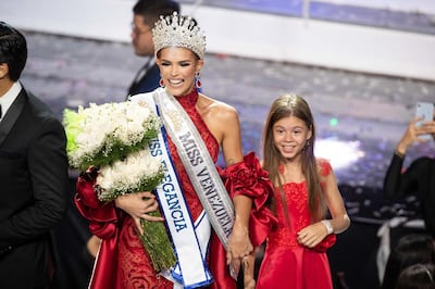 Miss Universe Venezuela Ileana Marquez with her daughter. Photo: @ileanamarquezpedroza / Instagram