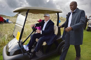 Donald Trump purchased Turnberry in 2014 but it has not hosted the British Open since 2009. Getty.