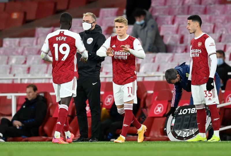 Martin Odegaard (Pepe, 74) 6 – Minimal involvement from the loanee, as Arsenal struggled to break Everton’s late resistance. Reuters