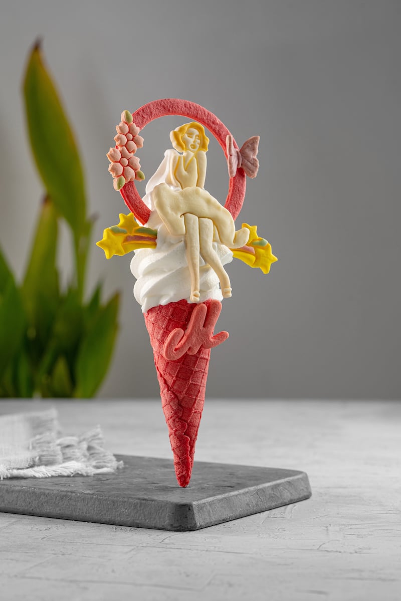 A Marilyn Monroe-themed ice cream from Corner Cone
