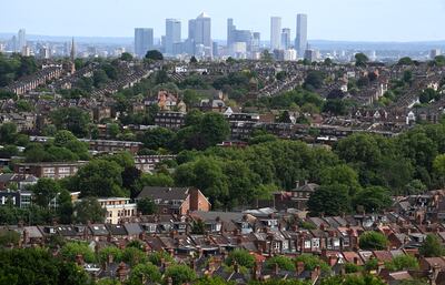 The number of homes listed for sale in London hit 101,457 in September. EPA 