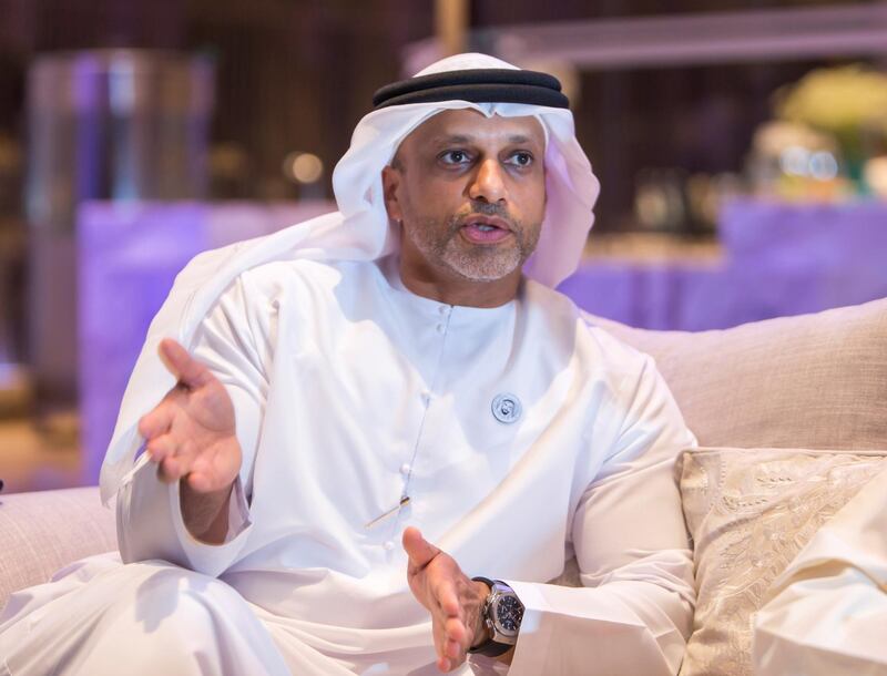 DUBAI, UNITED ARAB EMIRATES - Saeed Ghumran Al Remeithi, CEO Emirates Steel at Middle East Iron and Steel, Grand Hyatt Hotel.  Leslie Pableo for The National for Jennifer Ghana���s story