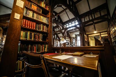 Reading Room at Gladstone Library. Courtesy Gladstone Library