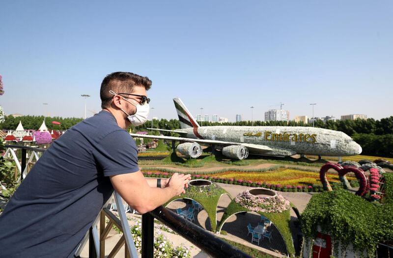 Dubai, United Arab Emirates - Reporter: N/A. Lifestyle. Opening of the new season at the Dubai Miracle Garden. Sunday, November 1st, 2020. Dubai. Chris Whiteoak / The National