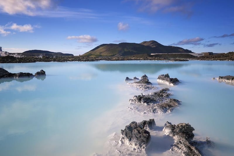 Iceland's Blue Lagoon is warm enough to bathe in, but can reach extreme temperatures. iStockphoto.com