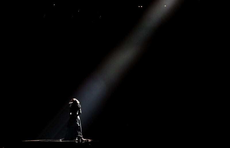Celeste performs at the Brit Awards at the O2 Arena in London, Britain.  Reuters