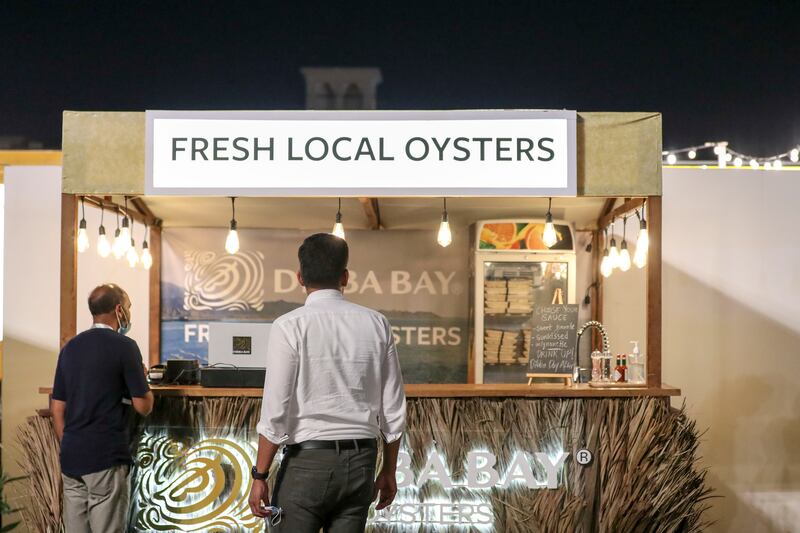 Dibba Bay Oysters is one of the participating brands at this year's Etisalat Beach Canteen.