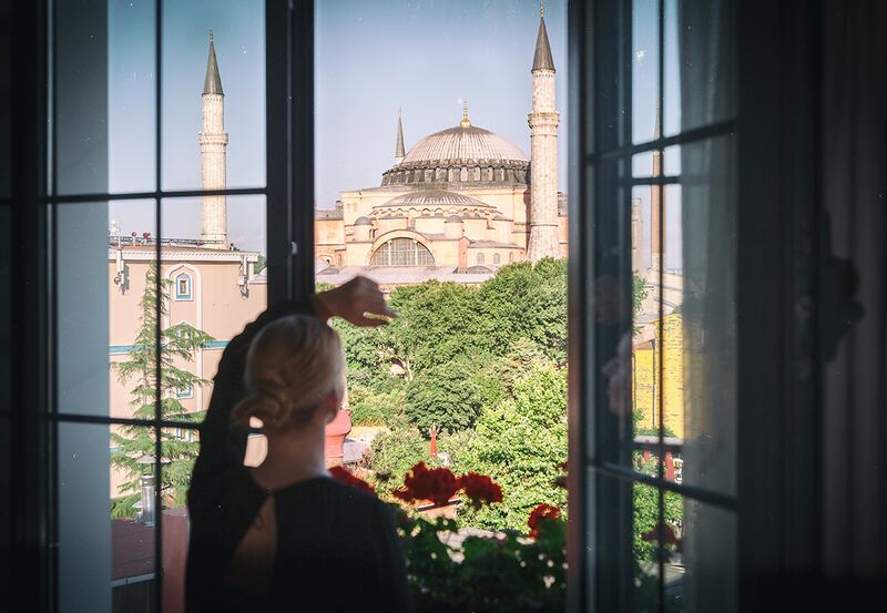 Istanbul's treasures await on a trip to Turkey's largest city with Etihad Holidays. Photo: Sura Hagia Sophia Hotel