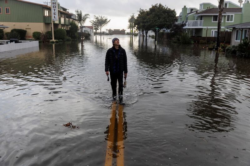 Flooding in Aptos after 'atmospheric river' rainstorms hit northern California. Reuters