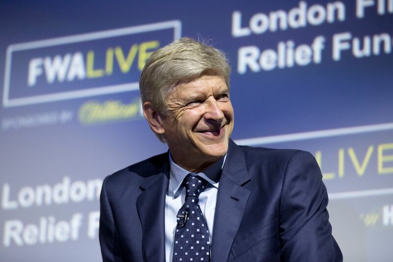 Arsenal manager Arsene Wenger during the Football Writers Association Live event at Ham Yard Hotel, London. PRESS ASSOCIATION Photo. Picture date: Wednesday August 9, 2017. Photo credit should read: Isabel Infantes/PA Wire