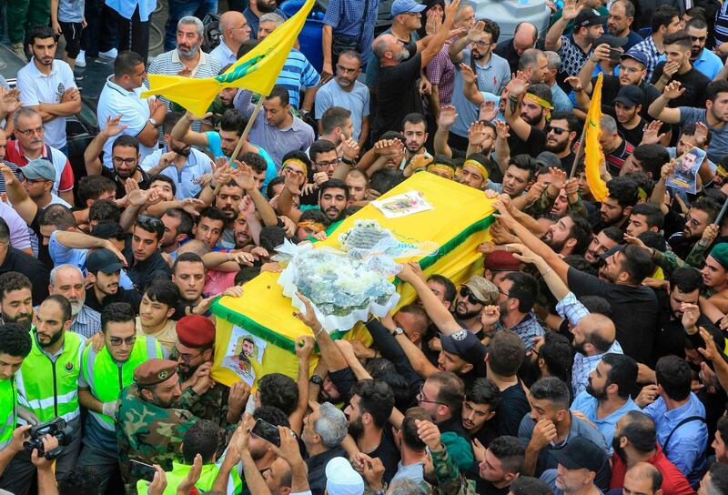 The head of Hezbollah, Hassan Nasrallah, said on August 25 that Israeli strikes overnight in Syria had hit a position used by his Lebanese Shiite group, killing two of its members. AFP