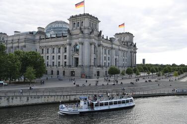 Germany's economy shrank as movement restrictions amid the pandemic hit business activity. EPA  