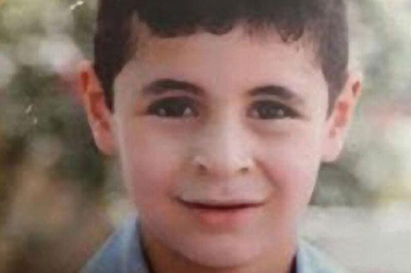 Obaida, 8, was kidnapped in May of last year while playing outside his father’s garage in Sharjah’s industrial area. His body was found two days later.