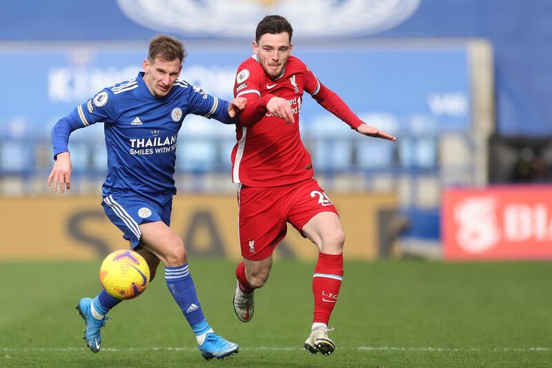 Marc Albrighton - 4: A flat performance from the 31-year-old and never got to grips with the challenge. It was no surprise when he was yanked off for Perez with 16 minutes left. Getty