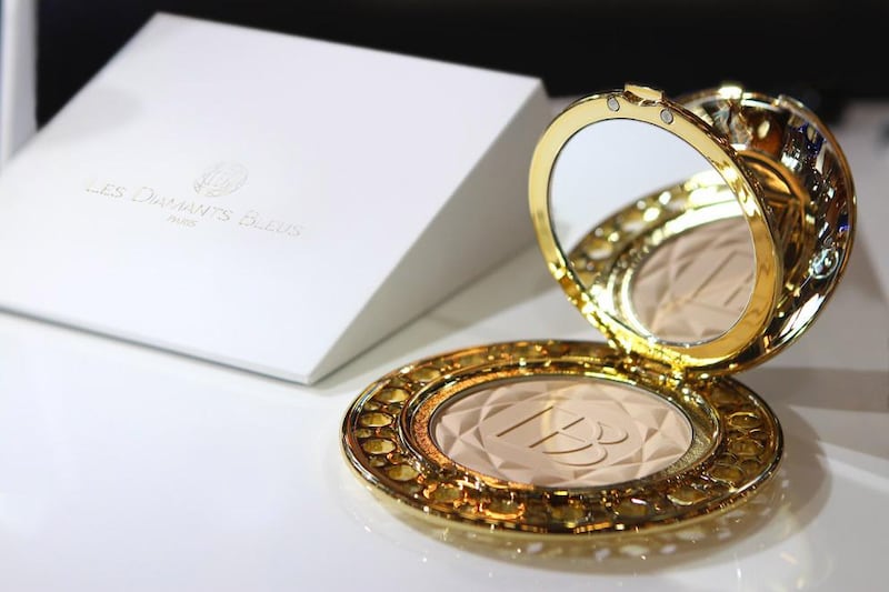 #24 – True or false: On May 16, The National’s business desk received a news release with this headline: 'Powder made of 24-carat gold compact take spotlight at Beautyworld Middle East 2016'. Courtesy Di Messina