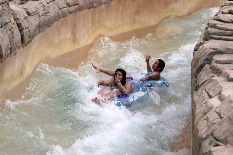 Aquaventure, which is part of the Atlantis resort on the Palm Jumeirah, came in at ninth position. Randi Sokoloff / The National