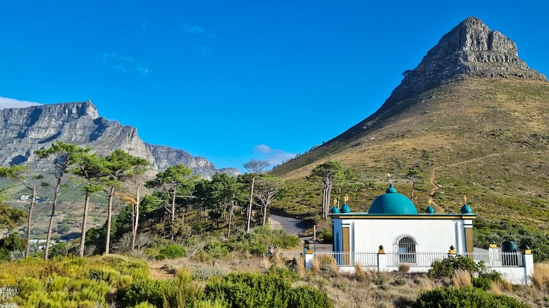 Situated close to a walking trail up the mountain of Lion’s Head, the kramat of Sheikh Mohamad Hassen Ghaibie Shah is on a popular route for tourists admiring views of the city. All photos: Richard Holmes