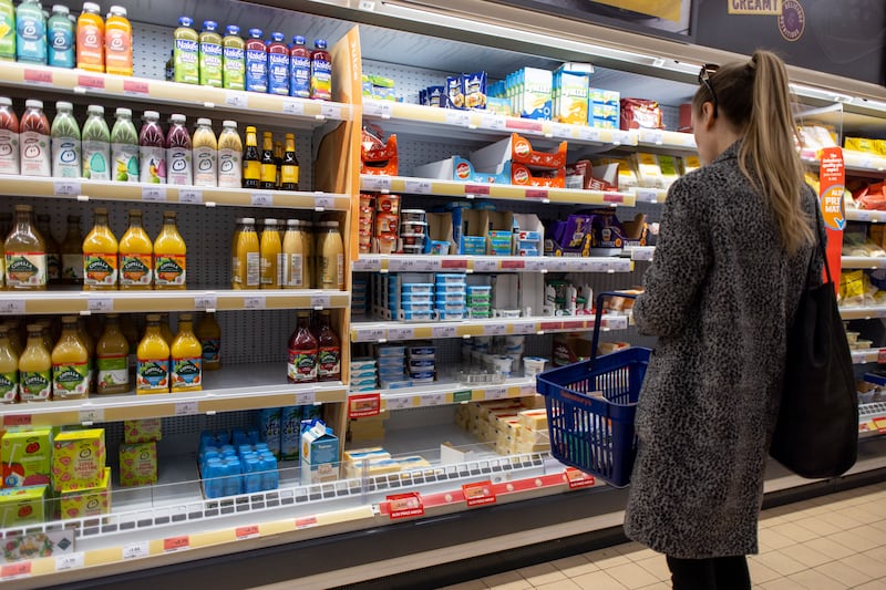 The prices of some products are now starting to edge lower but the reductions will provide only the slightest relief to UK household budgets. EPA