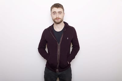 Daniel Radcliffe promotes 'Swiss Army Man' at the Sundance Film Festival. Invision / AP Photo 