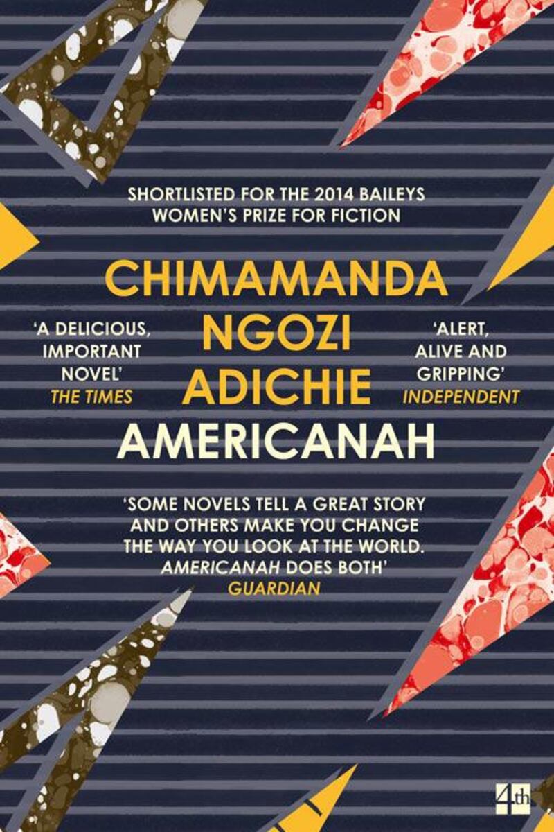 Americanah by Chimamanda Ngozi Adichie. Courtesy 4th Estate