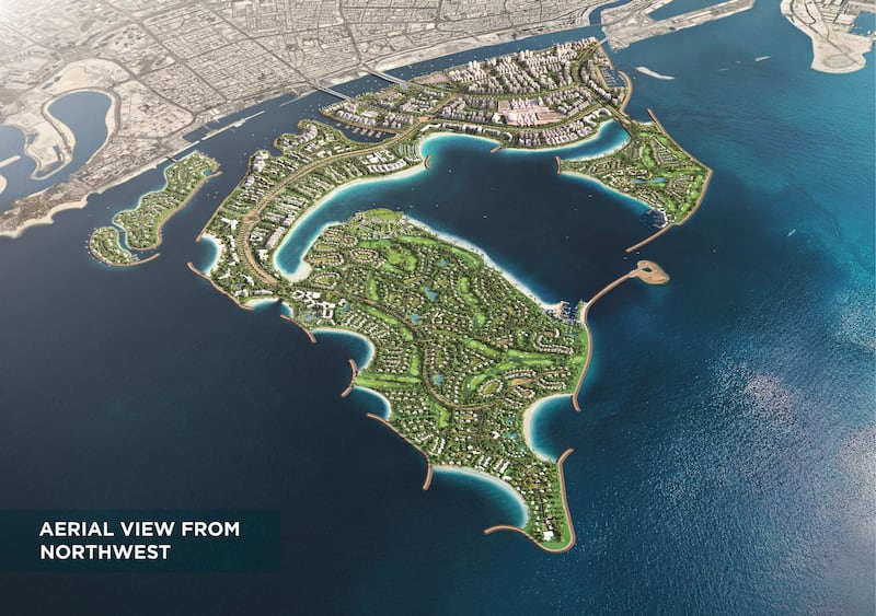 Nakheel's new vision for Dubai Islands. Photo: Nakheel