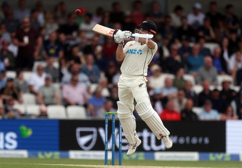 New Zealand's Kane Williamson plays a shot on his way to 48. Reuters