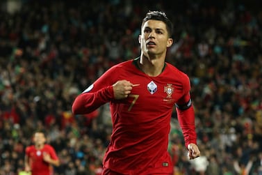 Portugal's Cristiano Ronaldo scored a hat-trick against Lithuania during the Euro 2020 qualifier. Reuters