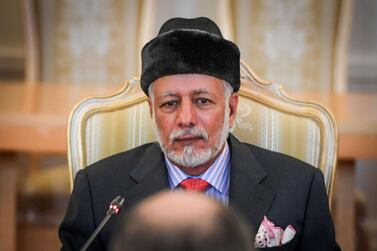 Omani Foreign Minister Yusuf bin Alawi bin Abdullah attends a meeting with his Russian counterpart in Moscow on February 18, 2019. AFP