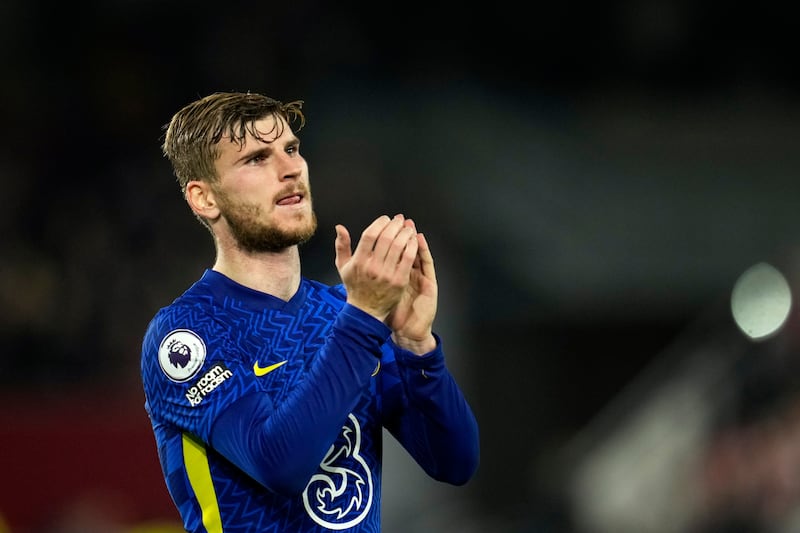 Timo Werner 6 - Tried to get things moving in the right direction but has to do better with his effort from outside the box that went high and wide of the goal. AP