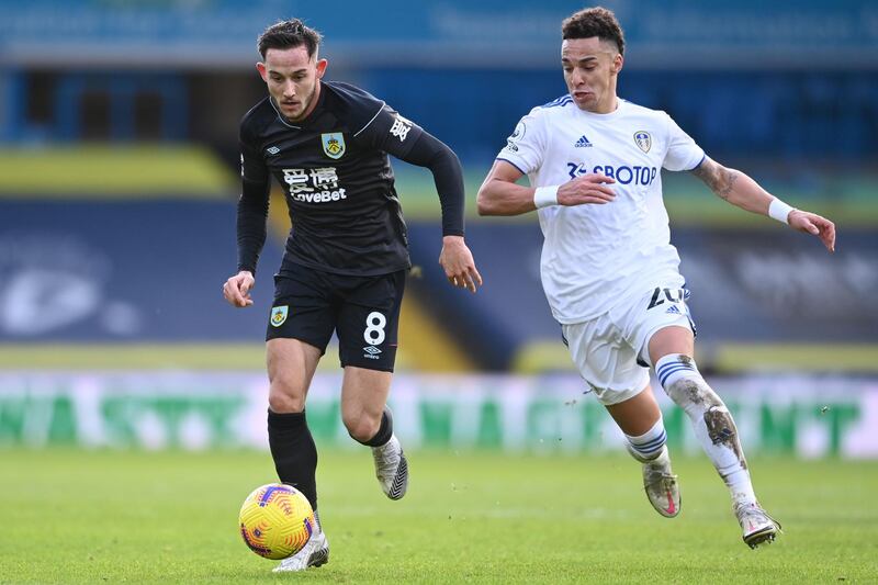 Josh Brownhill - 6: Booked in opening half an hour for late challenge on Rodrigo. Finally offered a threat going forward after break but hit one shot straight at Meslier and another high and wide into the empty stands at Elland Road. AFP