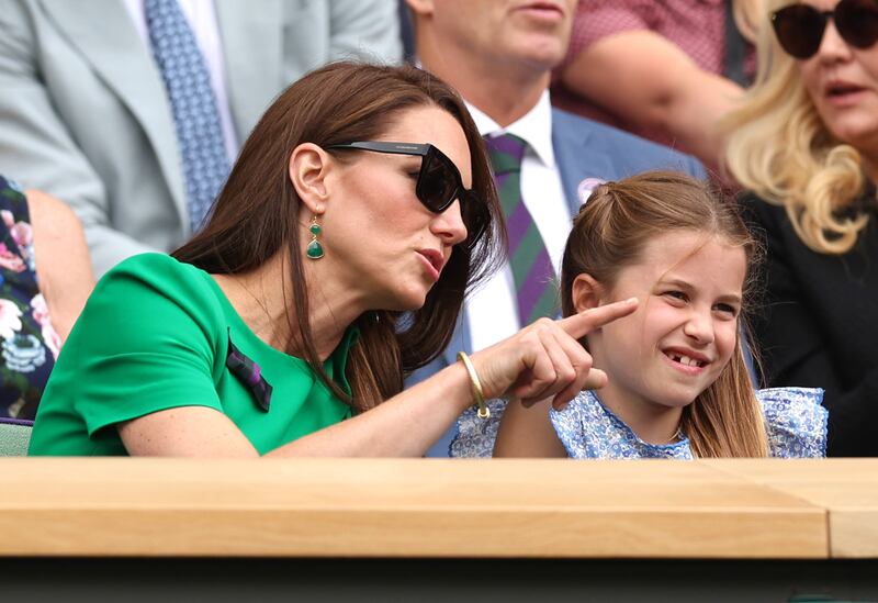 Catherine, Princess of Wales, and Princess Charlotte. Getty 