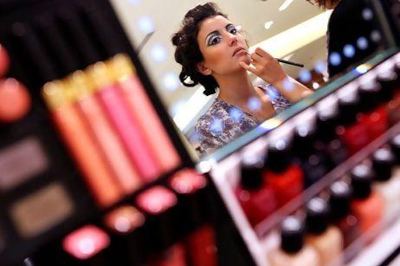 A friend of the columnist has seen her client list grow after improving her make-up application skills. Amy Leang / The National