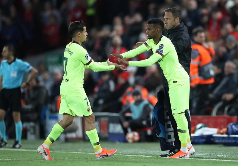 Nelson Semedo: 6/10. Looked to get forward at every opportunity from right-back after replacing the ineffective Coutinho, but with little joy.  Reuters