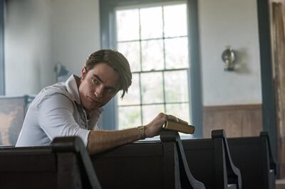 The Devil All The Time: Robert Pattinson as Preston Teagardin. Photo Cr. Glen Wilson/Netflix © 2020