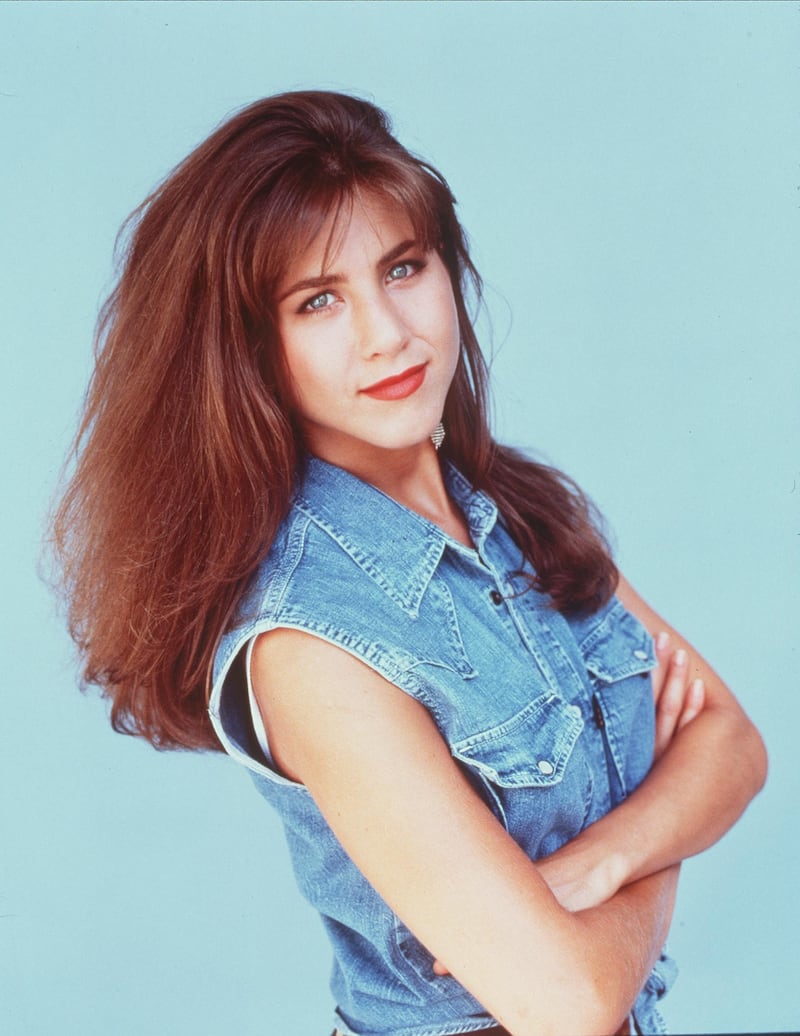 1992 Jennifer Aniston Stars In The Television Show "The Edge." (Photo By Getty Images)