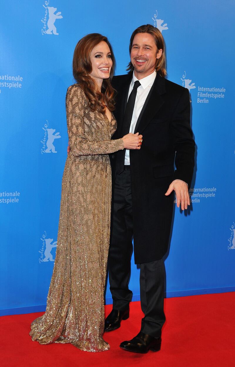 BERLIN, GERMANY - FEBRUARY 11:  Brad Pitt and director Angelina Jolie attend the "In The Land Of Blood And Honey" Premiere during day three of the 62nd Berlin International Film Festival at the Haus der Berliner Festspiele on February 11, 2012 in Berlin, Germany.  (Photo by Pascal Le Segretain/Getty Images)