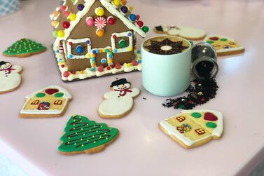 Picture perfect gingerbread houses and hot chocolates are on the menu at Tania's Teahouse. Courtesy Tania's Teahouse.