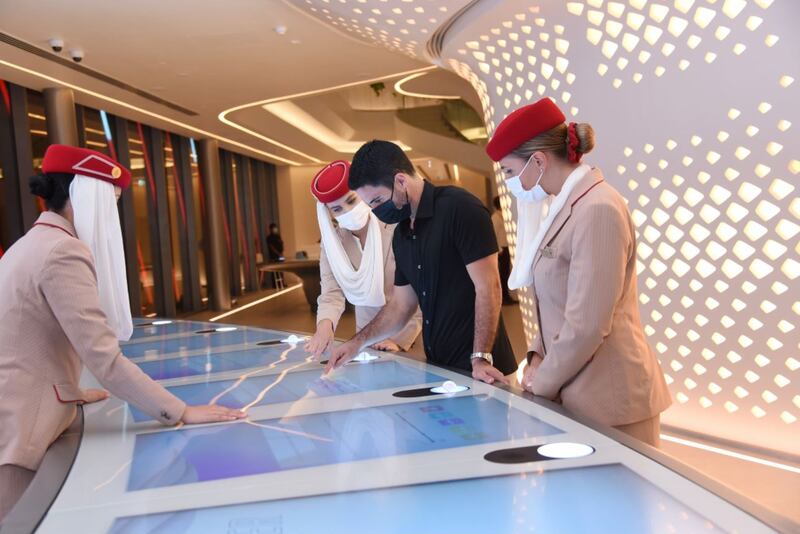 Emirates welcomes Arsenal FC manager Mikel Arteta to its Expo 2020 Dubai Pavilion.