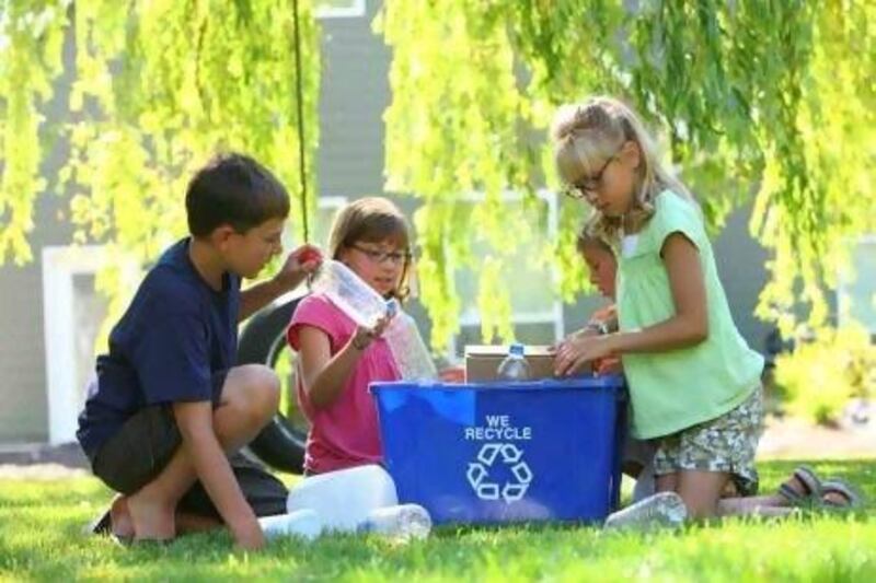 @caption: Teaching children to recycle and save energy early on will have an effect on their attitudes to conservation later in life.