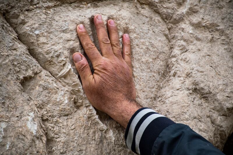 Excavation director Zubair Adawi said that the uncovered moat is right underneath the street and surrounds the entire Old City