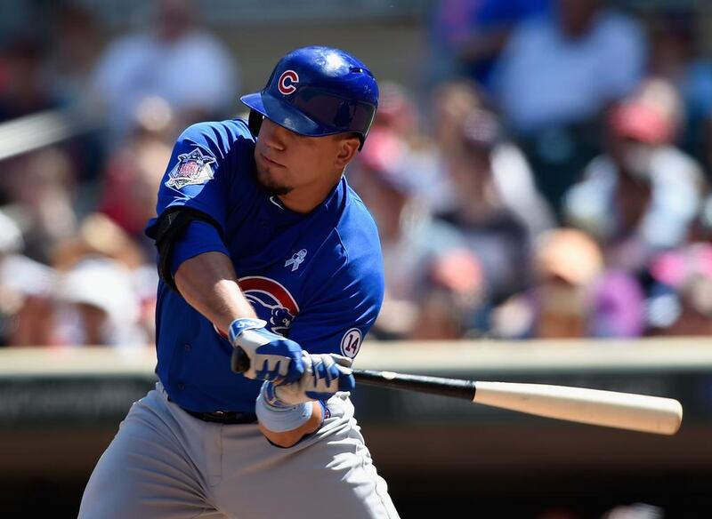 Rookie Kyle Schwarber is a hit with the Chicago Cubs, who are aiming for a play-off spot thanks to youthful mix of players. Hannah Foslien / AFP


