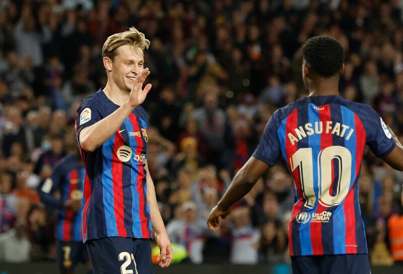 Frenkie De Jong – 8. Gave the ball away to set up Almeria’s best first half attack – a half which ended after he’d taken a shot on target himself. Slammed in the second in from close, his first goal at Camp Nou for almost two years. His 11 goals since were all away from home. Reuters