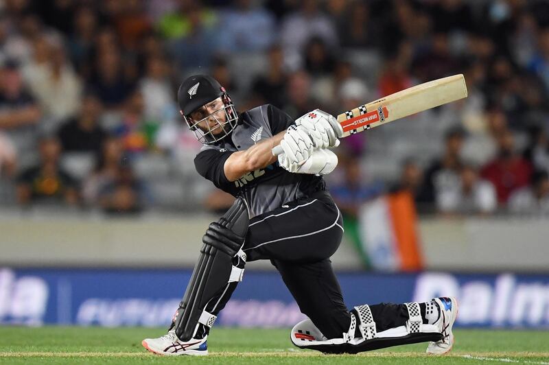 Kane Williamson hit an attacking fifty in Auckland. Getty Images