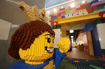 Legoland Hotel's Bricks Family Restaurant where complimentary breakfast is served daily. Chris Whiteoak / The National