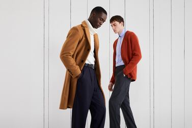 A selection of menswear looks from The Modern Artisan project. Courtesy YNAP