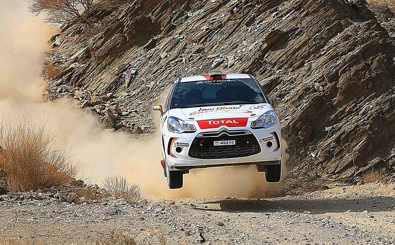 Mohammed Al Mutawaa has impressed team Abu Dhabi enough to earn a full ride in the 2015 junior World Rally Championship season.  Courtesy Middle East Rally Championship