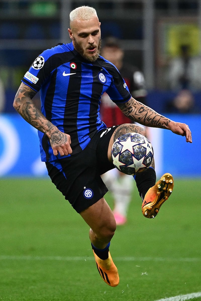 Federico Dimarco 6 – A quieter game from the Milan-born full-back, whose role was far more conservative tonight. However, he remained mistake-free defensively and seldom gave the ball away. AFP