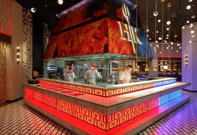 Iftar will be served at Gordon Ramsay’s Hell’s Kitchen. Courtesy Ceasers Bluewaters Dubai 