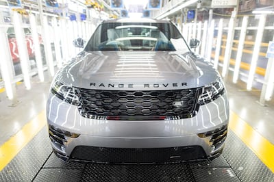 Range Rover models are the cars most commonly stolen in the UK. Bloomberg via Getty Images