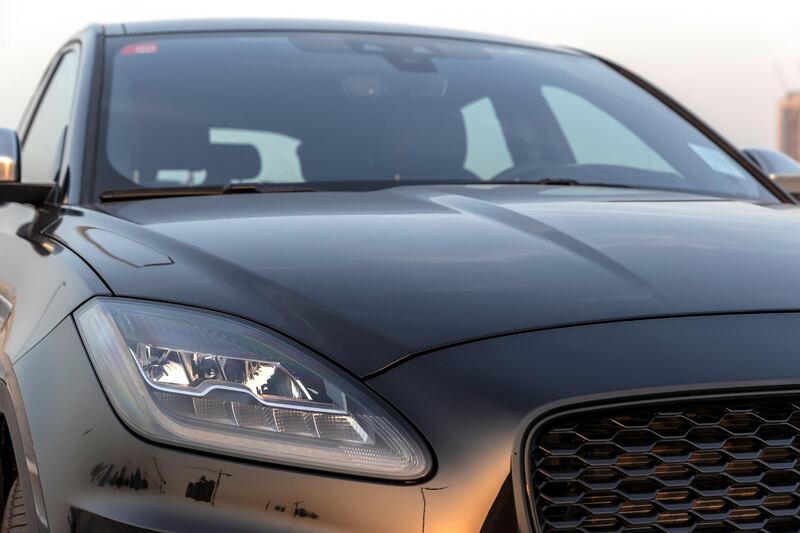 DUBAI, UNITED ARAB EMIRATES. 28 MAY 2018. The new Jaguar E-Pace for Motoring. (Photo: Antonie Robertson/The National) Journalist: Adam Workman. Section: Motoring.